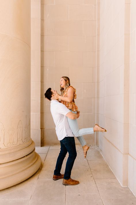 The most beautiful day for a proposal at The Nelson Atkins Museum of Art in Kansas City! #Engagement #Proposal #KansasCity #KCMOProposal #KCProposal #KCPhotographer Kansas City Engagement Photos, Engagement Advice, City Engagement Photos, Engagement Proposal, Newly Engaged Couple, Kansas City Wedding, City Engagement, Engagement Photo Inspiration, Couples Session