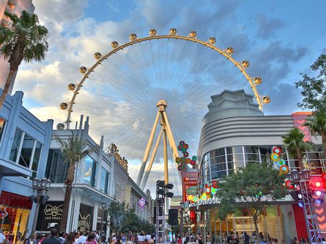 High Roller at The Linq Las Vegas High Roller Las Vegas, Linq Las Vegas, Linq Promenade, Las Vegas With Kids, Las Vegas Attractions, Vegas Attractions, Visit Las Vegas, Vegas Vacation, High Roller