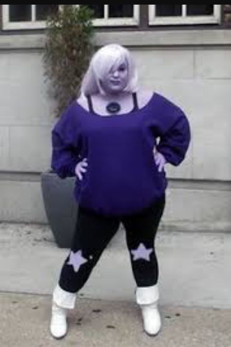 Steven Universe Amethyst Cosplay, Steven Universe Costume, Universe Costume, Amethyst Cosplay, Steven Universe Cosplay, Cosplay Tumblr, Amethyst Steven Universe, Fitness Shirts, Plus Size Cosplay