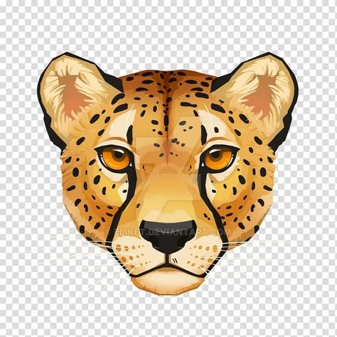 Leopard Drawing, Simple Face Drawing, Cheetah Face, Leopard Face, Face Png, Cat Png, Face Illustration, Girly Wall Art, Clear Background