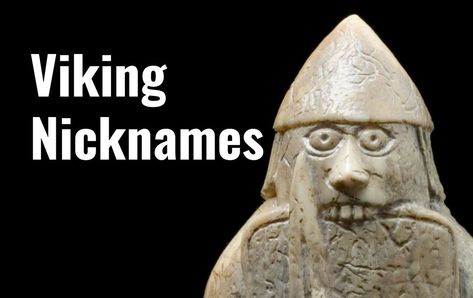 517 Viking Nicknames - Medievalists.net Sidhe Celtic Mythology, Female Nicknames, Viking Rune Meanings, Viking Ancestry, Rune Meanings, Viking Pictures, Norse People, Witchy Garden, Historical Viking