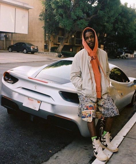 Asap Rocky, Rocky, A Man, Boutique, Orange, Sneakers, Instagram, A$ap Rocky