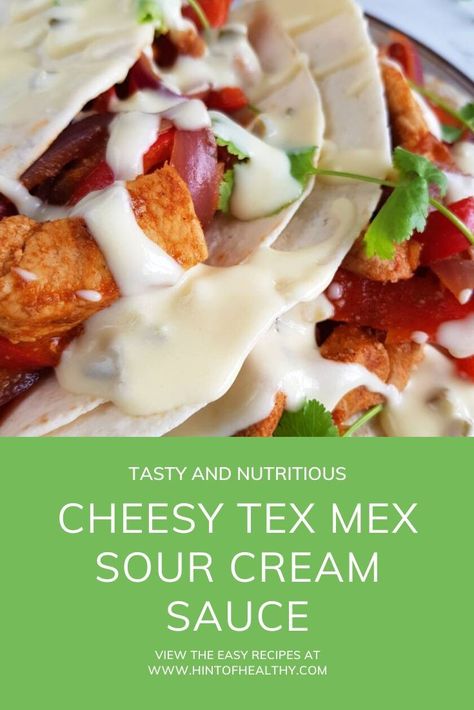 Sour Cream Drizzle For Tacos, Sour Cream Sauce For Nachos, Fajita Sauce Creamy, Jalapeno Sour Cream Sauce, Sour Cream Sauce For Tacos, Sauce For Fajitas, Mexican Sour Cream Sauce, Creamy Enchilada Sauce, Creamy Taco Sauce