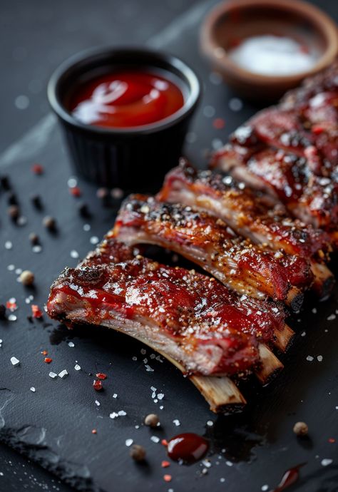 Learn How to Cook Ribs In Air Fryer Recipe For Free | Recipes You'll Love, Made Easy! Ribs In Air Fryer, Air Fryer Ribs, Pork Ribs Grilled, Trendy Recipes, Air Fryer Pork, How To Cook Ribs, Bbq Pork Ribs, Apple Salad Recipes, Chicken Leg Recipes