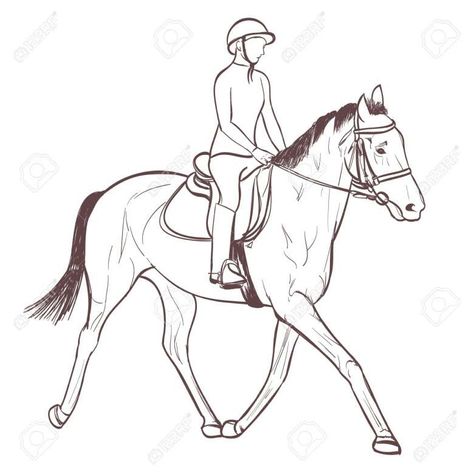 17+ Horseback Riding Drawing Check more at https://drawingwow.com/17-horseback-riding-drawing/ Horse Rider Drawing, Riding Drawing, Rider Drawing, Ride Drawing, Line Art Vector, Sport Training, Horse Drawing, Equestrian Sports, Sports Pictures