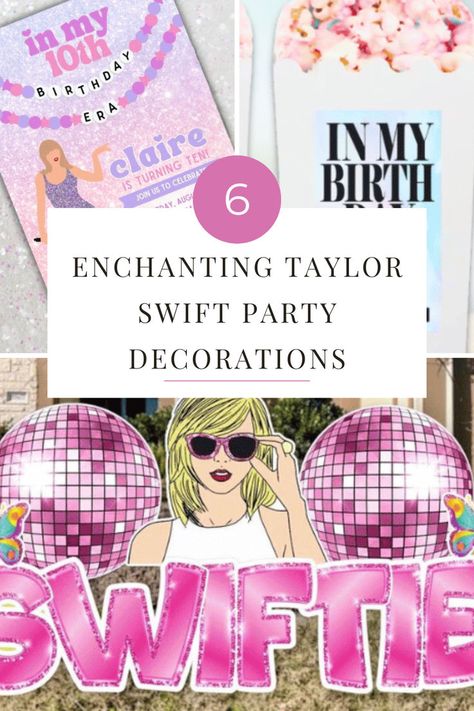 🎤 Get ready to throw the ultimate Swiftie celebration! From shimmering garlands to fabulous cake toppers, these decorations will transform your party into a magical Taylor Swift wonderland. Let’s make your bash the talk of the town! 🎉🌟 Taylor Swift Party Decor, Taylor Swift Decorations, Taylor Swift Wonderland, Taylor Swift Party Decorations, Taylor Swift Party Ideas, Swift Party, Salon Party, Taylor Swift Birthday Party, Taylor Swift Party