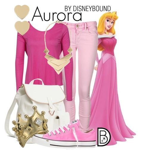 "Aurora" by leslieakay ❤ liked on Polyvore featuring Replay, Vero Moda, H&M, Disney Couture, Converse, MANGO and Kate Spade Disney Princess Inspired Outfits, Disney Character Outfits, Disney Bound Outfits Casual, Disneybound Outfits, Princess Inspired Outfits, 20 Outfits, Disney Princess Outfits, Disney Themed Outfits, Cute Disney Outfits