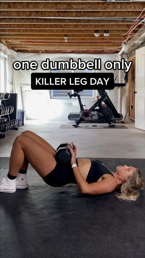 Leg Day For Women, Movement With Julie, Dumbbell Leg Workout, Workouts To Tone, Leg Workouts Gym, Workout Fat Burning, Leg Day Workout, Leg Workout At Home, Dumbell Workout