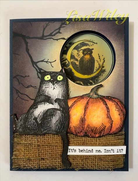 A Snarky Halloween – Crafty Coyote Crazy Cats Cards, Card Crafting Ideas, Tim Holtz Halloween, Mr Bones, Cats Halloween, Mixed Media Cards, Card Crafting, Cat Halloween, Cat Cards