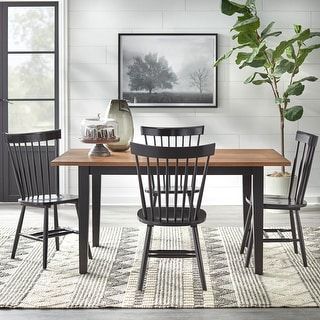 Dining Table Set Target, Target Furniture Dining Room, Rectangle Dining Room Table, Farmhouse Dining Set, Windsor Chairs, Farmhouse Style Table, Driftwood Finish, Farmhouse Kitchen Tables, Laminated Mdf