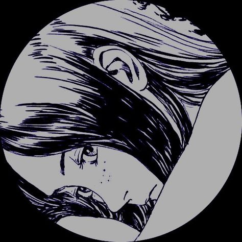 Memories Of Emanon, Manga Icon, Long Hair, Black And White, Hair, Pins, White, Black