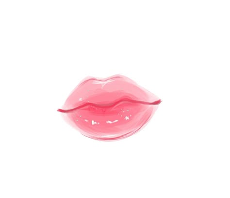 Lips For Drawing, Jelly Lips Drawing, Jimin Lips Drawing, Cute Lips Drawing, Art Lips Drawing, Lips Digital Art, Lips Draw, Digital Lips, Jimin Lips