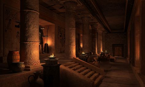 Fantasy Indian, Egyptian Interior, Egypt Tomb, Ancient Egypt Aesthetic, Egypt Games, Egyptian Tomb, Egypt Hieroglyphics, Ancient Egyptian Tombs, Egypt Concept Art