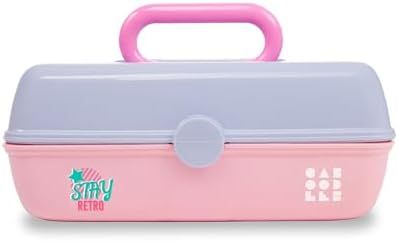 Claire's Features - Caboodles Makeup Case, Pretty in Petite Medium Organizer Storage Box with Mirror - Lavendar over Pink: 9 x 5.5 x 3.8 Inches Check more at https://viralesnovas.com/2023/12/19/claires-features-caboodles-makeup-case-pretty-in-petite-medium-organizer-storage-box-with-mirror-lavendar-over-pink-9-x-5-5-x-3-8-inches/ Caboodles Makeup Cases, Makeup Caboodle, Pretend Makeup, Hair Accessories Storage, Piercing Kit, School Supplies Organization, Fashion Mirror, Purple Sparkle, Plastic Organizer