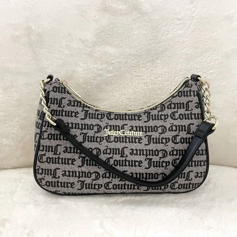 Juicy Couture Purse Handbags, Juicy Couture Mini Bag, Juicy Couture Purse Aesthetic, Juicy Couture Bag Outfit, Black Juicy Couture Bag, Juicy Handbags, Juicy Couture Aesthetic, Juicy Purse, Juicy Couture Clothes