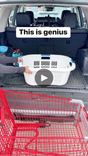 23M views · 111K reactions | Laundry basket to carry groceries #laundry #groceries #shoppingtime #genius | Liz & Jeff | Liz & Jeff · Original audio Washing Basket Ideas, Rustic Hallway Decor, Caravan Renovation Diy, Homeowner Hacks, Laundry Room Storage Solutions, Grocery Hacks, Salad Recipes Healthy Lunch, Recipes Healthy Lunch, Salad Recipes Healthy