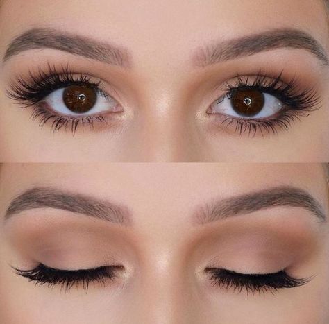 Mat Makeup, Bentuk Alis, Neutral Eye Makeup, Mekap Mata, Natural Summer Makeup, Video Makeup, Makeup Tip, Beautiful Eyelashes, Smink Inspiration