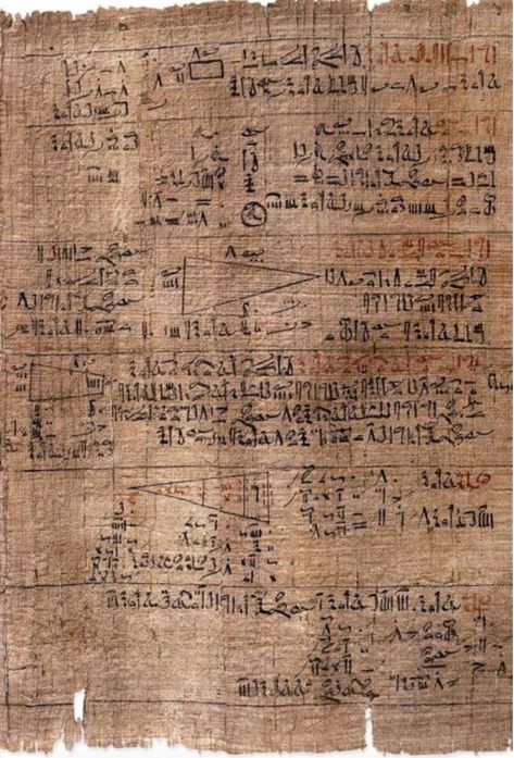 The ancient Egyptians invented mathematics to aid with agriculture, trade, and construction. It used simple math to measure land, calculate taxes, and build structures. It led to more complicated mathematics in Greek and Roman civilizations.