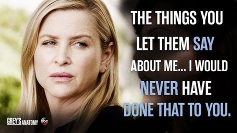 the things you Let them say about me.... I would have never done that to you. #truestory Greys Anatomy Callie, Greys Anatomy Couples, Greys Anatomy Facts, Abandonment Issues, Arizona Robbins, Anatomy Quotes, Jessica Capshaw, Quotes Board, Grey Quotes