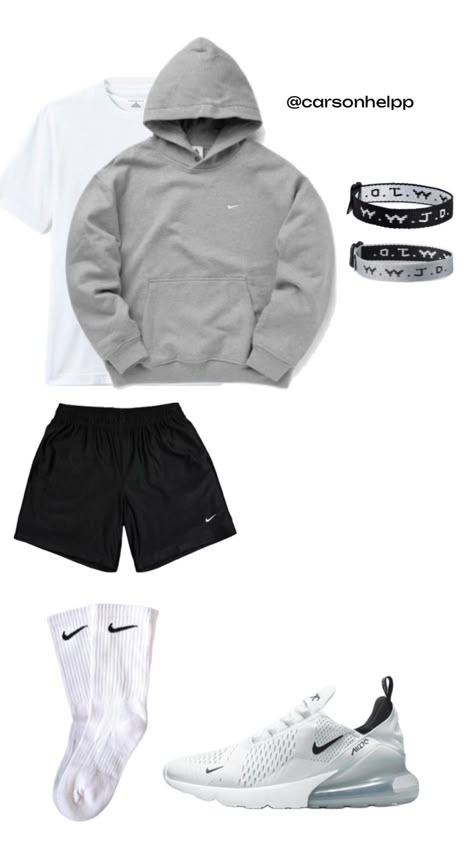 @carsonhelpp#virall #jesusloveyou Nike Shorts Outfit Men, Basic White Boy Outfit, Nike Shorts Outfit, Basic White Boy, Mens Pants Fashion Casual, Aesthetic Sport, Guys Outfits, Recreate Outfits, Drip Fits