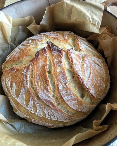 My recipe for classic sourdough bread which is a winner every time I bake it; and it can be proved overnight in a cool place for early morning baking. Pain Au Levain, Loaf Of Bread, Sourdough Bread Recipe, Sourdough Recipes, Bread Flour, Artisan Bread, Sourdough Starter, Bread Dough, Sourdough Bread