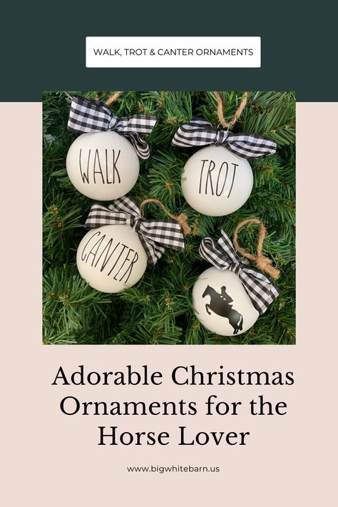 Diy Horse Christmas Ornaments, Horse Lover Gifts Diy, Horse Ornaments Diy, Equestrian Christmas, Horseshoe Ideas, Winter Garden Florida, Garden Florida, Rustic Decorations, Horse Christmas Ornament