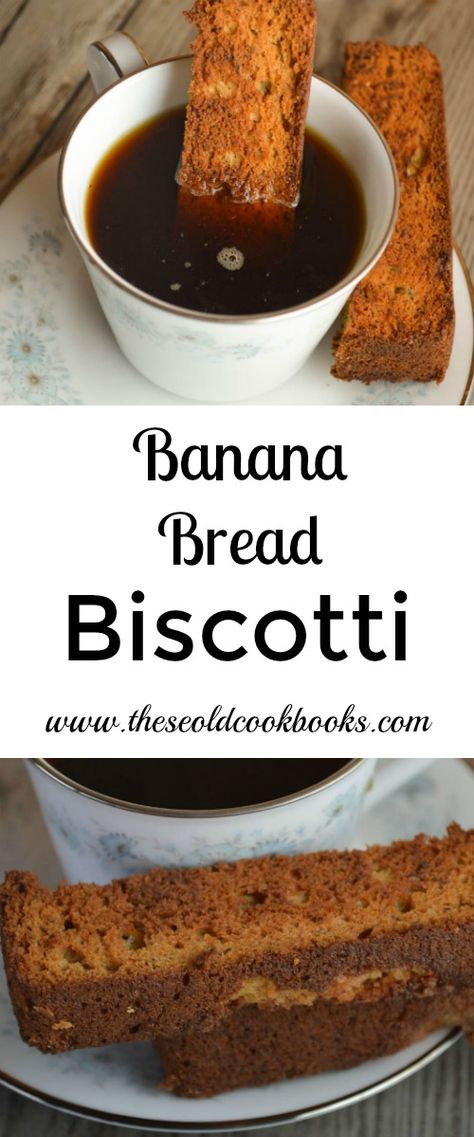 Banana Bread Biscotti is a crunchy, sweet treat to enjoy with your coffee and a great way to use up leftover banana bread. Leftover Banana Bread, Leftover Banana, Crazy Cookies, Biscotti Cookies, Snack Craving, Biscotti Recipe, Banana Recipes, Banana Bread Recipes, Sweet Treat