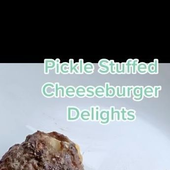 Nichole Murcia on Instagram: "Pickle Stuffed Cheeseburger Delights Thanks @ketosnackz 1/2 pound Ground Beef 2 Dill Pickle Spears 2 Cheese Sticks Montreal Steak Seasoning Garlic Salt Pepper Separate ground beef in equal parts, one quarter pound each. Press ground beef in to a flat patty, add Montreal Steak Seasoning. Top with dill pickle spear and cheese stick. Roll the beef around the pickle and cheese, shaping like a log, closing off the ends. Place meat in air fryer. Sprinkle with garlic sa Pickle And Cheese, Dill Pickle Spears, Pickle Spears, Montreal Steak Seasoning, Cheese Stick, Cheese Sticks, Steak Seasoning, Air Fryer Recipes Healthy, Dill Pickle