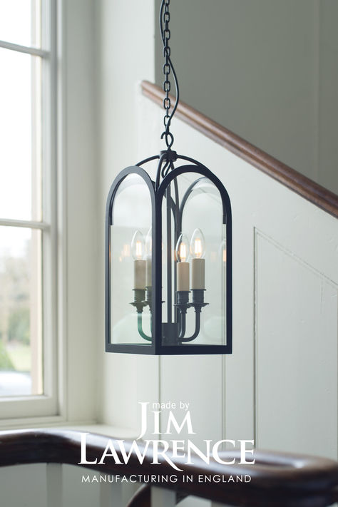 An elegant, hand made four light traditional lantern perfect for suspending in a stairwell or hallway. Traditional Lanterns, Pendant Ceiling Light, Lantern Pendant, House Entrance, Ceiling Pendant Lights, Ceiling Light, Traditional Style, Hallway, Light Up