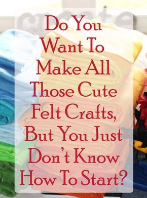 Confused about what you even need to do to start making felt crafts? Click here to see how I can guide you through and teach you what you need to know! Cute Felt Crafts, Pack Rat, Making Felt, Needle Felting Diy, Wool Felt Projects, Felt Crafts Patterns, Felted Wool Crafts, Felt Crafts Diy, Needle Felting Tutorials