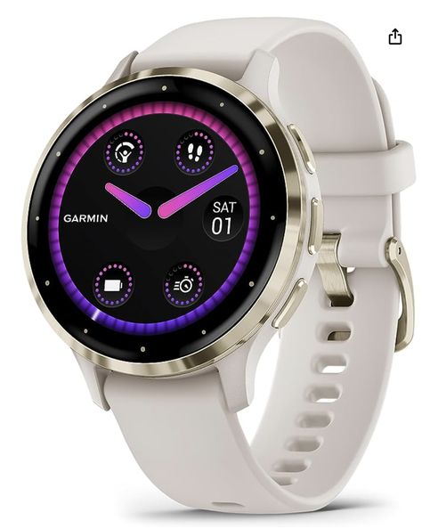 This Garmin Venu 3S has it all! HR, elevation gain, distance, music, all from your wrist. The best running buddy! Equipment Workout Gym, Running Essentials, Gym Equipment Workout, Electronic Store, Music Storage, Tracker Fitness, Fitness Tracking, Sport Armband, Touch Screen Display