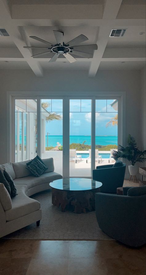 Bahamas Aesthetic House, Bahamas Mansion, Bahamas Hotels, Bahamas House, Beachfront House Ocean Views, Ocean View Hotel Room, Beach House Balcony Ocean Views, Exuma Bahamas, Bahamas Vacation