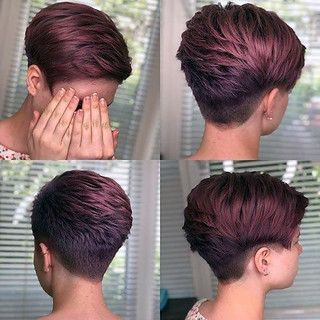 Fesyen Rambut Pendek, Layered Pixie, Brunette Bob, Thick Hair Cuts, Short Layered, Short Straight Hair, Penteado Cabelo Curto, Short Pixie Haircuts, Short Pixie Cut