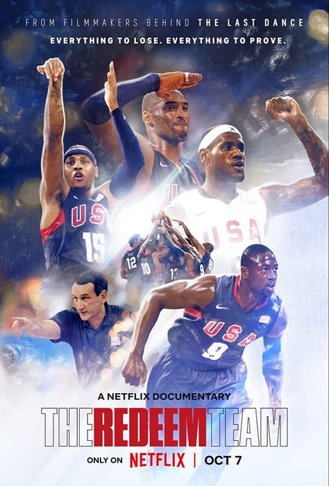 “The Redeem Team” 12.2.2022 The Redeem Team, Team Poster, Carmelo Anthony, Dwyane Wade, Team A, Dream Team, Movie Poster, Resolution, History