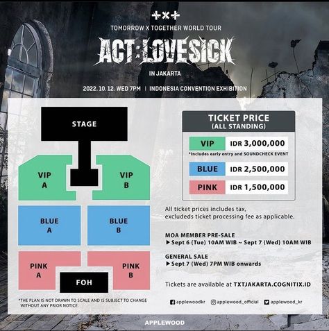 TXT concert price list in Jakarta Txt Concert, Concert Ticket, Abs And Cardio Workout, Design Festival, Tomorrow X Together, Festival Design, Ig Post, Concert Tickets, Post Ideas