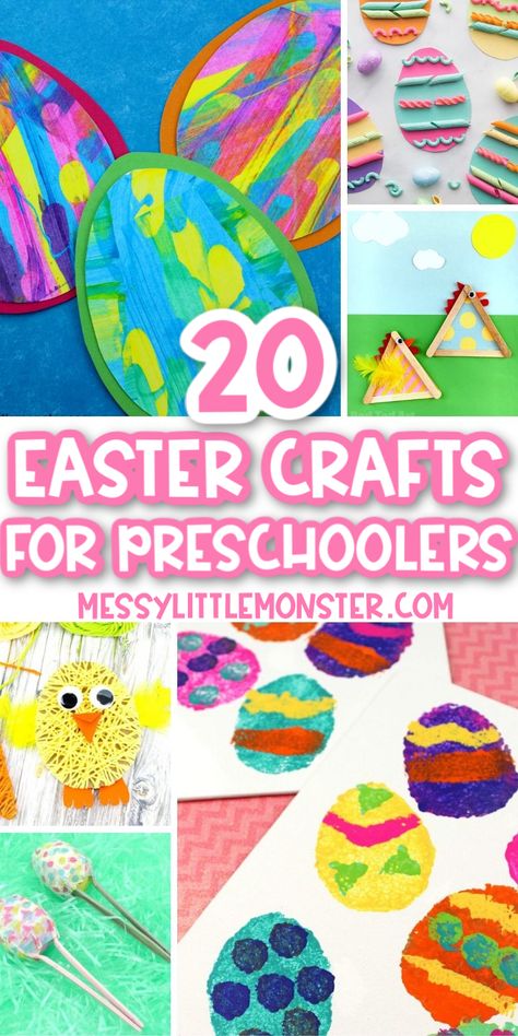 Easy Easter Crafts For Toddlers, Easter Projects For Preschoolers, Easter Crafts For Preschoolers, Easter Chick Craft, Easter Craft Activities, Easter Crafts Preschool, Preschool Prep, Easter Crafts For Toddlers, Crafts For Preschoolers