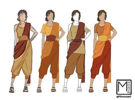 Atla Clothing Design, Atla Airbender Clothes, Air Bender Clothes, Avatar The Last Airbender Fashion, Airbender Inspired Outfits, Air Nation Clothes, Atla Inspired Outfits, Female Airbender Clothes, Airbender Outfit