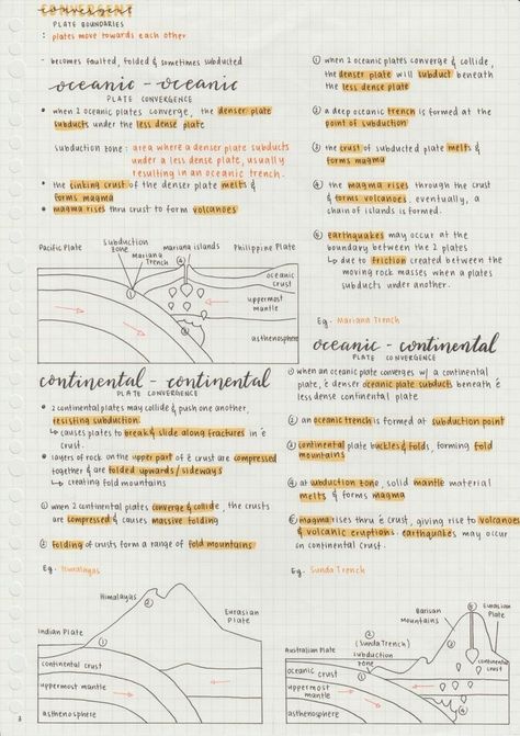 Plate Tectonics Notes, Ap Environmental Science Notes, Gcse Geography Revision, Philosophy Student, Geography Revision, Geography Notes, Basic Geography, Biology Poster, Ap Environmental Science