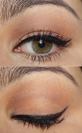 natural,everyday look for work or school Permanente Make-up, Simple Eyeliner, Makeup Help, Eyeliner Tutorial, Winged Eyeliner, Smokey Eye Makeup, Eye Make, All Things Beauty, Makeup Skin Care