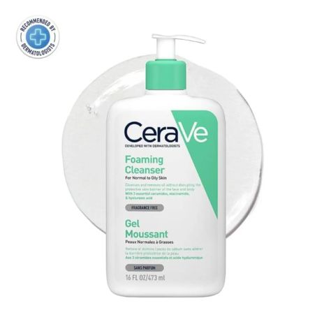 Cerave Foaming Facial Cleanser – 237 Ml Deep cleansing: This foaming cleanser removes impurities and excess oil for a deep clean of the skin. Hydration: This product is formulated with hyaluronic acid and glycerin to hydrate the skin, leaving your face soft and smooth. Healthier Skin: This foaming cleanser will help improve the appearance of your skin, leaving it healthier and brighter. More balanced skin: This product helps balance the level of sebum in the skin, which can reduce the appear... Foaming Facial Cleanser, Healthier Skin, Foaming Cleanser, Skin Hydration, Deep Clean, Foam Cleanser, Deep Cleansing, Facial Cleanser, Deep Cleaning