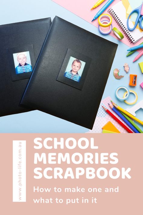 School Memories Scrapbook, Memory Book School, Memories Scrapbook, Scrapbook Pictures, Class Pictures, Stick Photo, Kids Scrapbook, Kids Class, Picture Albums