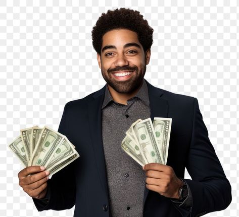 Man Holding Money, Man With Money, Money Png, Holding Money, Man Png, Happy Man, Men Lie, Original Iphone Wallpaper, Black American