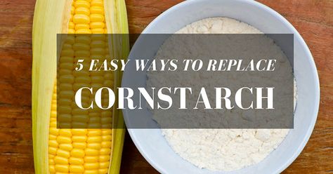 If you’re serious around the kitchen or if you’ve ever tried your hand at baking, then you’re probably familiar with cornstarch.Cornstarch, as its name implies, is a powder derived from corn that’s… Corn Free Recipes, Food Substitutes, Food Substitutions, Ingredient Substitutions, Health Nut, Delish Recipes, Easy Dinners, Run Out, Healthy Eats