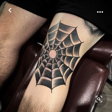 Tattoos Spider Web, Web Tattoo Ideas, Spider Web Tattoos, Traditional Tattoo Illustration, Tattoos Spider, Hexagon Tattoo, Traditional Black Tattoo, Art Inspired Tattoos, Tattoo Design For Hand