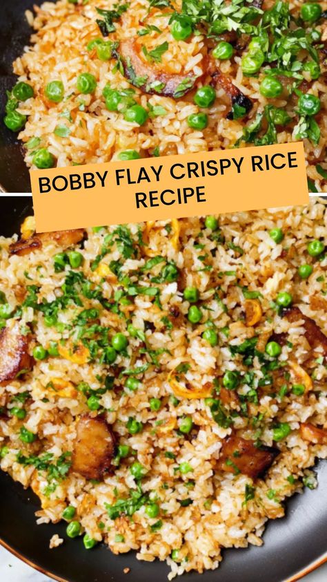 Try Bobby Flay’s Crispy Rice recipe for a crunchy, flavorful dish perfect as an appetizer or side, showcasing a delightful texture and taste. Bobby Flay Crispy Rice Recipe, Crispy Rice Recipe, Rice Crispies Recipe, Bobby Flay Recipes, Crispy Rice, Healthy Grains, Bobby Flay, Tasty Bites, Rice Crispy