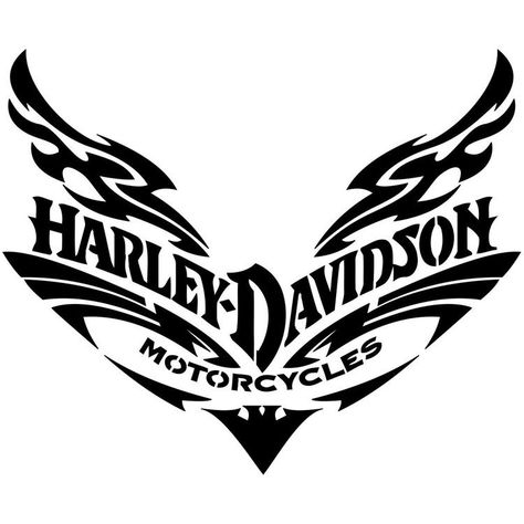 Motorcycle Stencil, Logo Harley Davidson, Harley Davidson Decals, Desain Merek, Мотоциклы Harley Davidson, Harley Davidson Tattoos, Bike Logo, Harley Davidson Art, Marquesan Tattoos