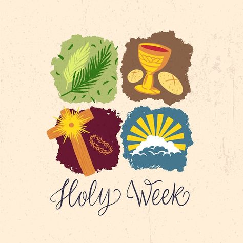 Holy Week Poster, Holy Week Images, Holy Week Events, The Holy Week, Corpus Cristi, Easter Devotions, Beautiful Christmas Scenes, Maundy Thursday, Al Qur'an Photography