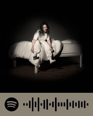 Spotify Code, Spotify Song, Billie Eilish