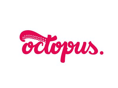 Octopus. Word Mark Logo, Identity Logo, Octopus, Global Community, Creative Professional, Amazon Logo, Typography, Design Inspiration, Tech Company Logos