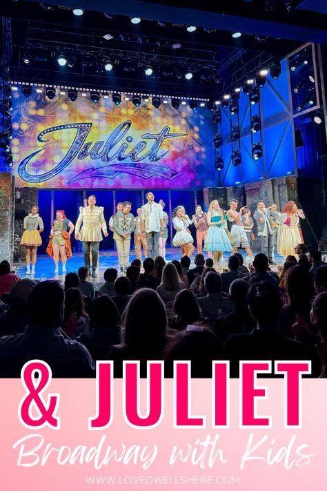 Review of the hit musical & Juliet and our experience seeing it on Broadway. And Juliet Musical Costumes, & Juliet Broadway, British Columbia Road Trip, Purple Color Block, Theater District, Visit New York, Backstreet Boys, Gender Identity, Big Family